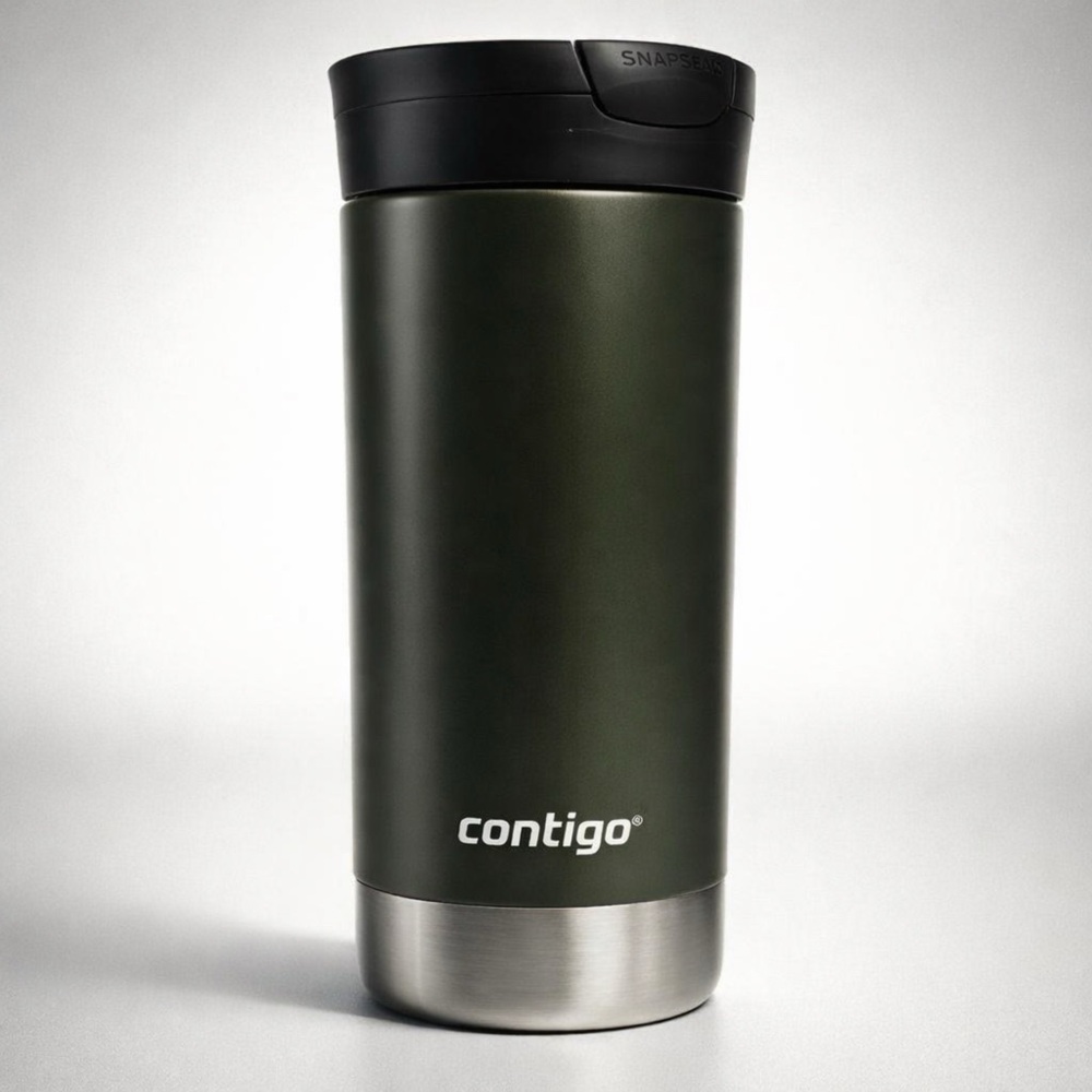Contigo gray Travel Mug with Black Lid